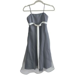 Girls Youth Alfred Angelo Fuchsia Formal Dress Size Small  A-Line Bridesmaid